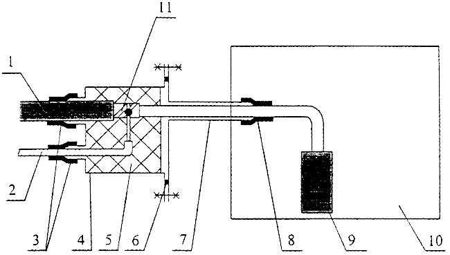 Рисунок 12 - Схема ввода оптического кабеля в подземный контейнер необслуживаемого регенерационного пункта