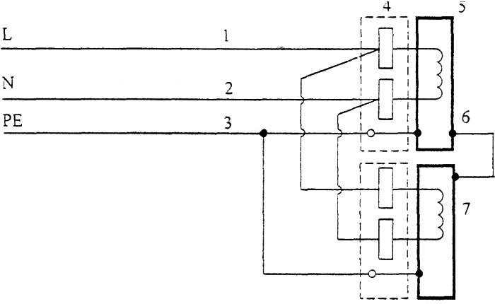 б) - Блоки аппаратуры А и В, размещенные на одном этаже